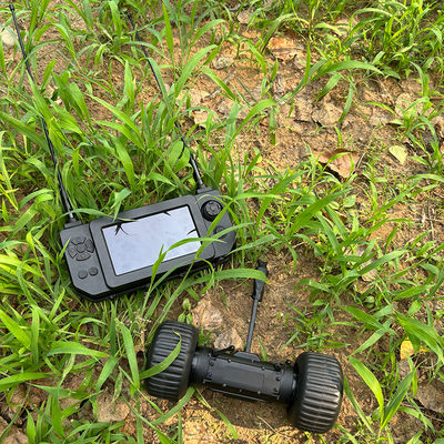 All-Terrain Reconnaissance Robot  Compact Wheeled Surveillance for Stealth Operations