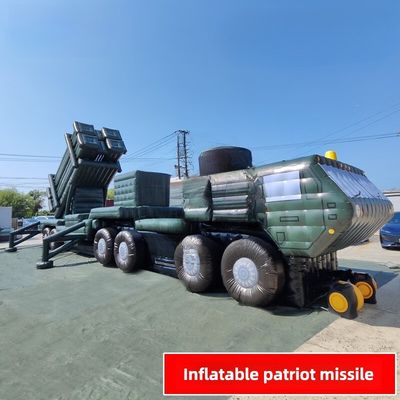 বায়ু প্রতিরক্ষা ক্ষেপণাস্ত্র যানবাহন inflatable প্যাট্রিওট 1/1 কাস্টম পণ্য অক্সফোর্ড কাপড়